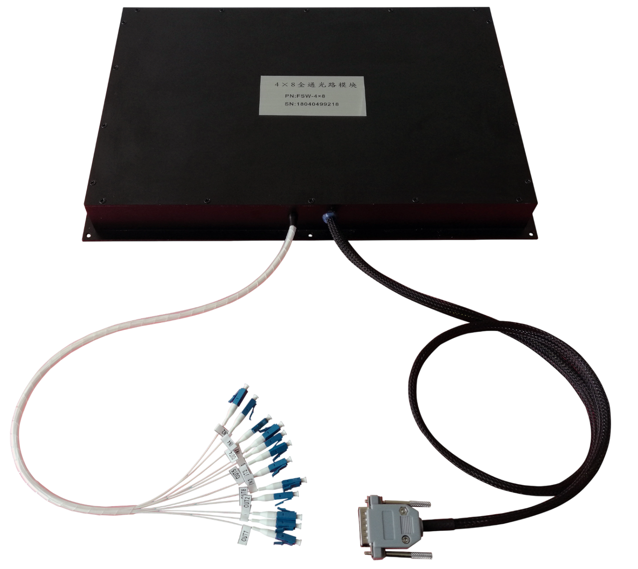 4×8 All-optical Cross Optical Path Module